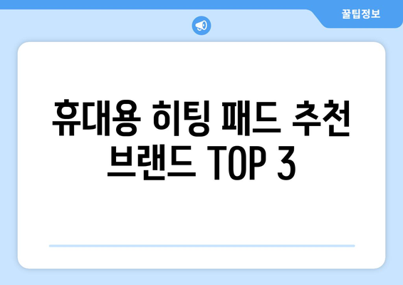 겨울철 휴대용 히팅 패드와 발열 담요 추천! 따뜻함을 위해 선택해야 할 최적의 아이템 | 겨울철 필수품, 히터, 보온 제품